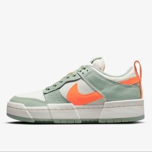 Nike Wmns Dunk Low Disrupt Sea Glass Hyper Crimson